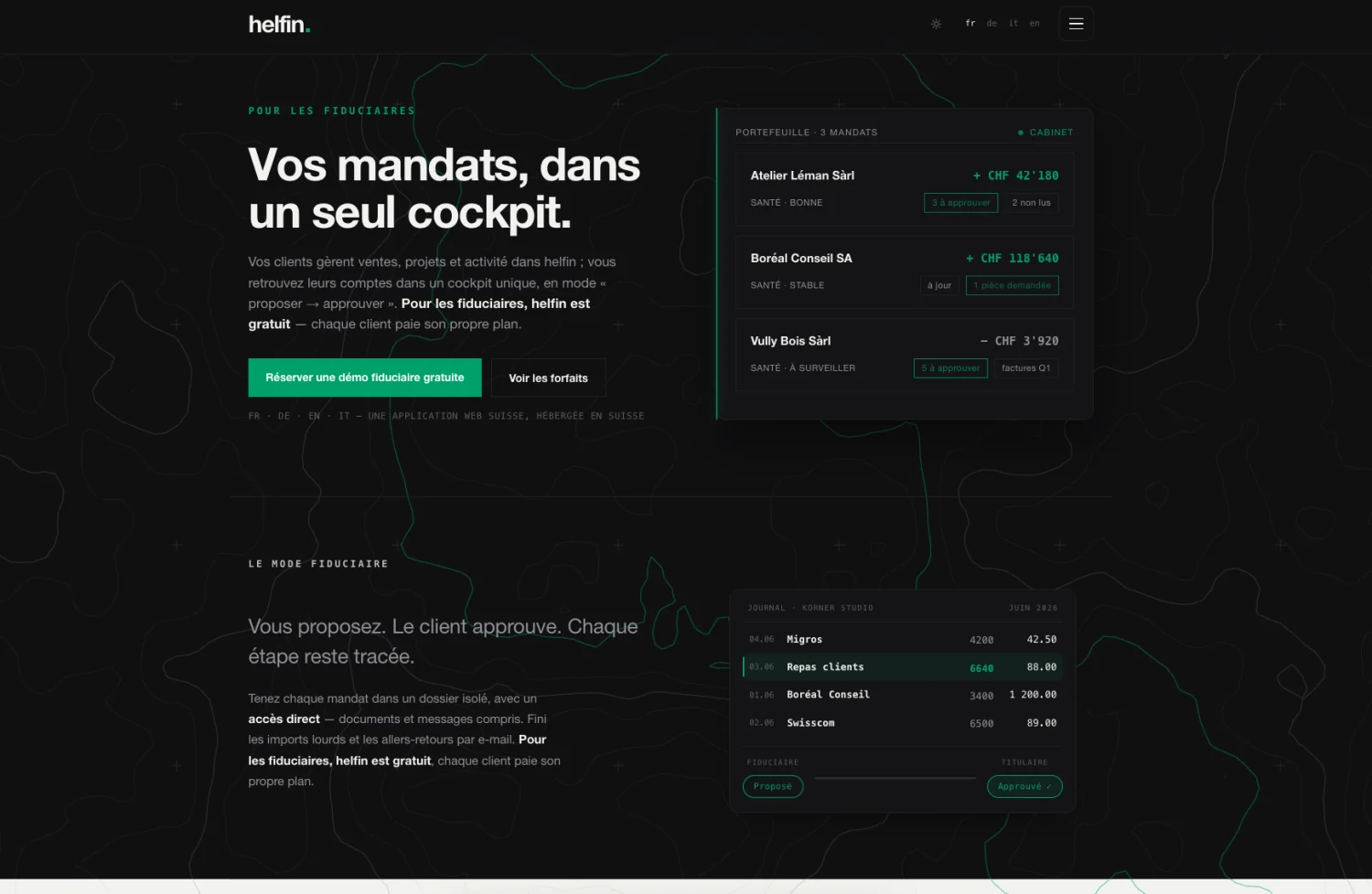 Aperçu public du produit Helfin